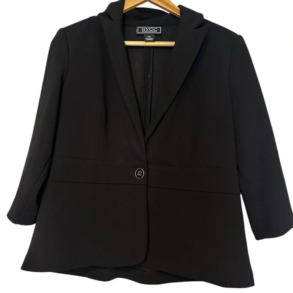 New York Clothing Company Petite Black Blazer
